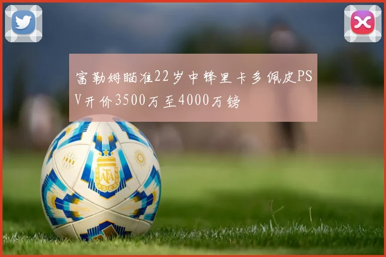 富勒姆瞄准22岁中锋里卡多佩皮PSV开价3500万至4000万镑
